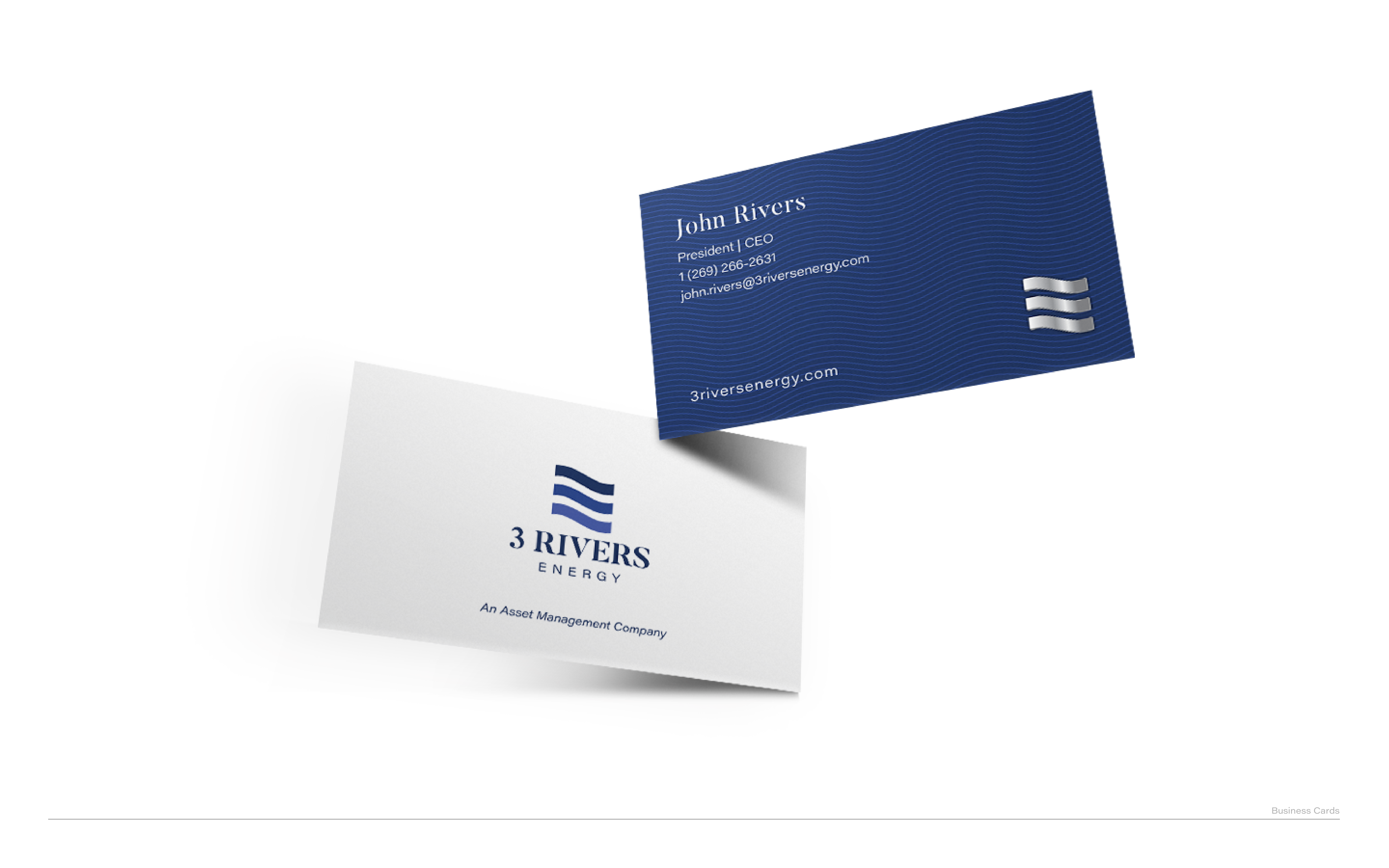 3 Rivers Energy Business Card Design
